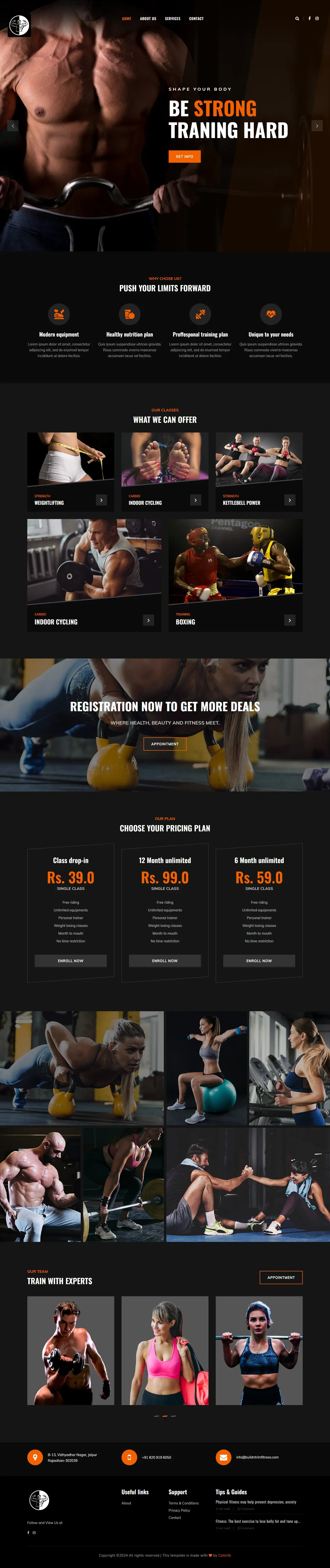 Build N Trim - Fitness Platform