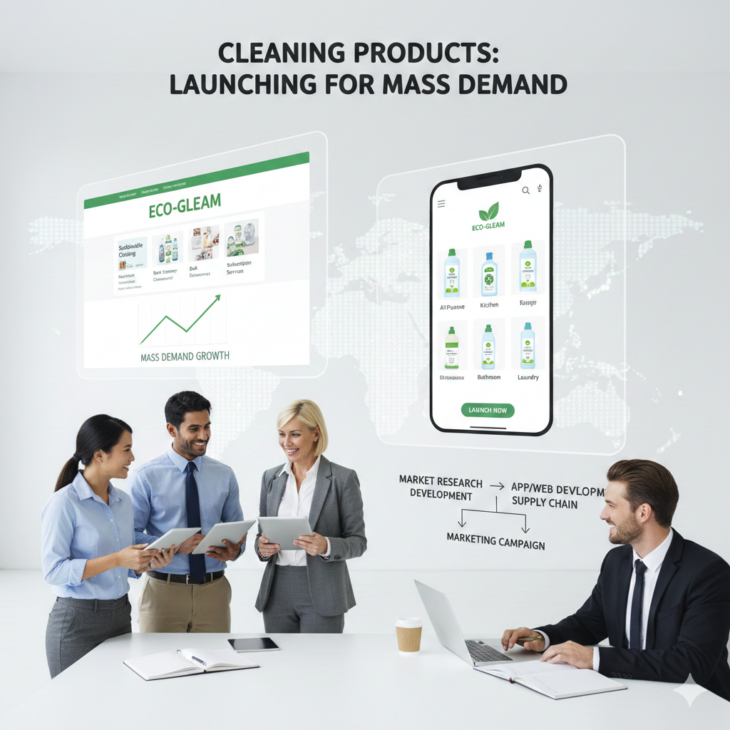 Unveiling the Mass Demand for Cleaning Products: A Case Study on Launching a Successful Website or Mobile App